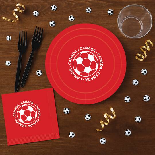 Canada Soccer Luncheon Napkins, 32ct.
